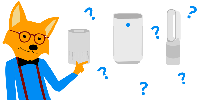 Der “Smart-Home-Fox” hilft bei der Luftreiniger Kaufentscheidung